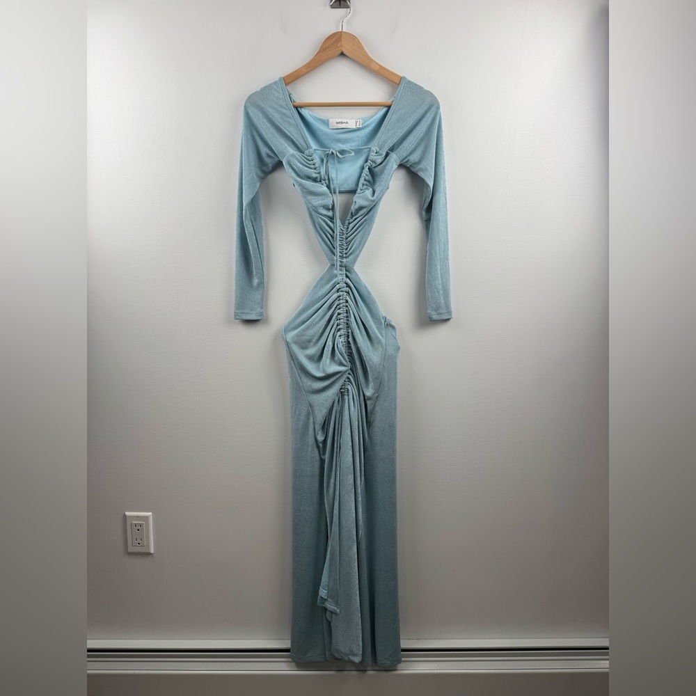 Misha Women Straker Dress Blue Topaz‎ Size 4